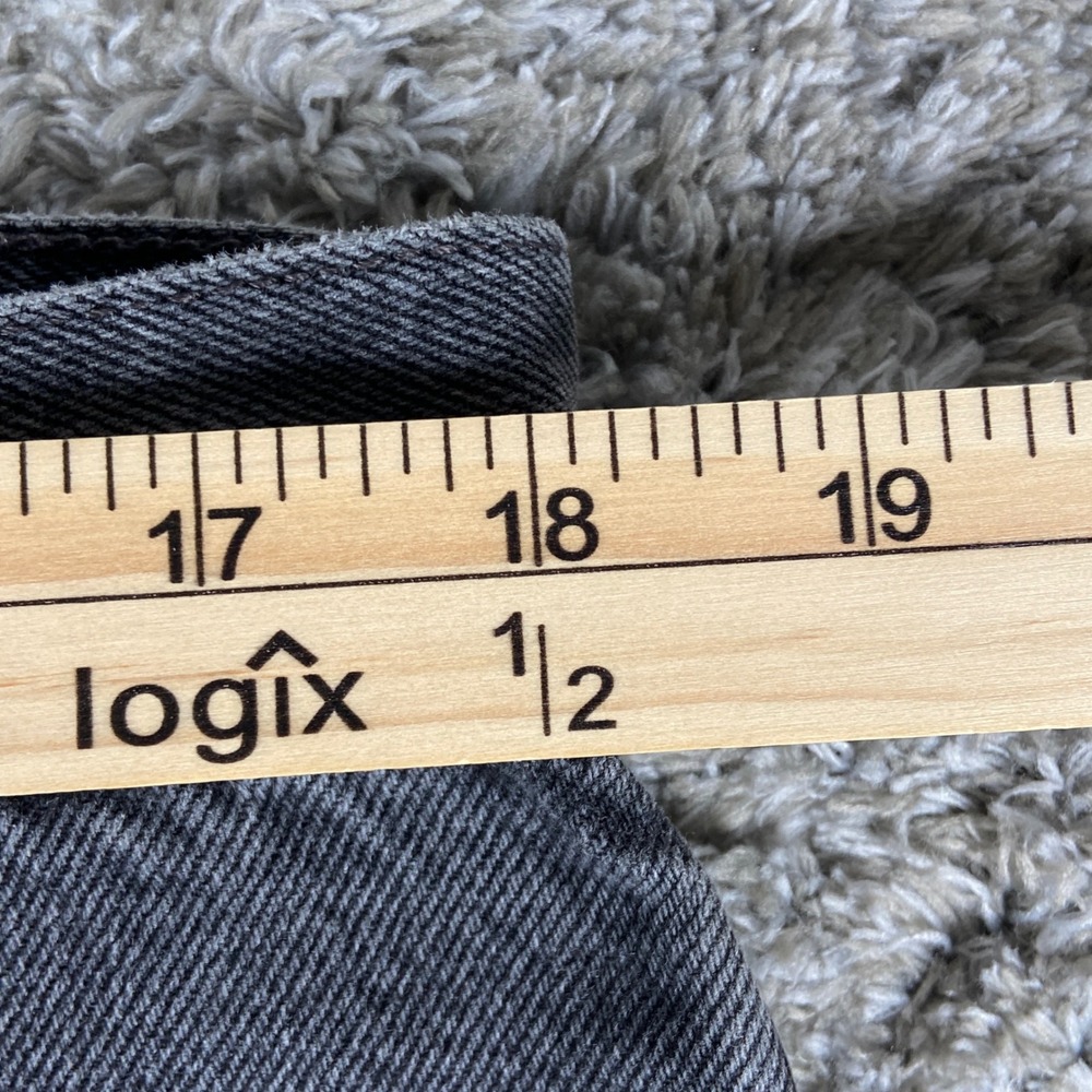 Vintage Levi's 505 Jeans Men 38x34 Black Denim Regular Fit Straight Leg Pant Y2k - Picture 6 of 11